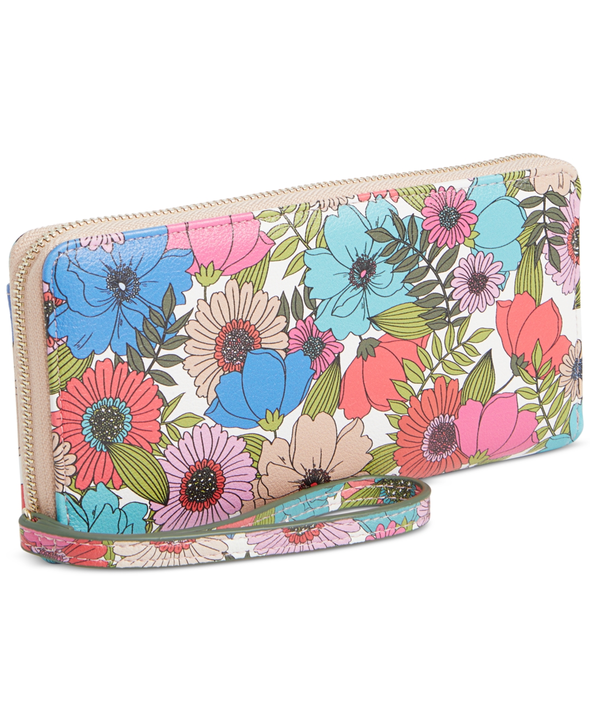 Shop On 34th Angii Za Print Wallet, Created For Macy's In Botanical