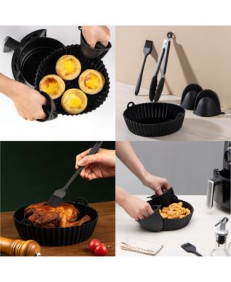 Air fryer silicone liner reusable 4-7 Qt kit