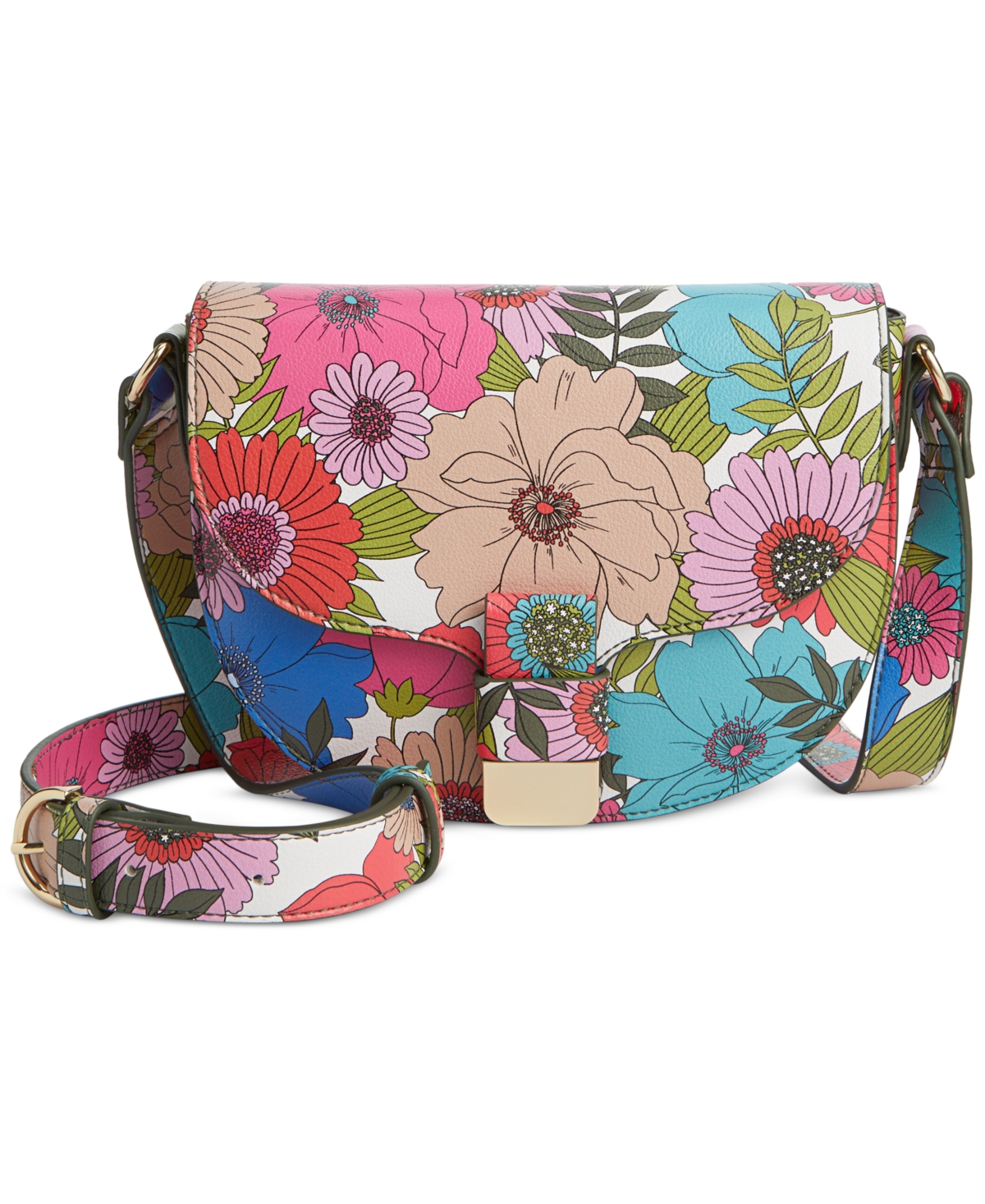 Holmme Printed Crossbody Bag, Created for Macy's - Botanical