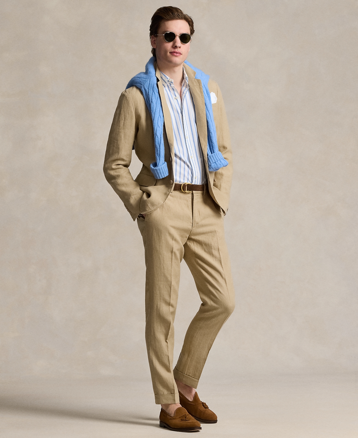 Polo Ralph Lauren Men's Linen Suit Trousers