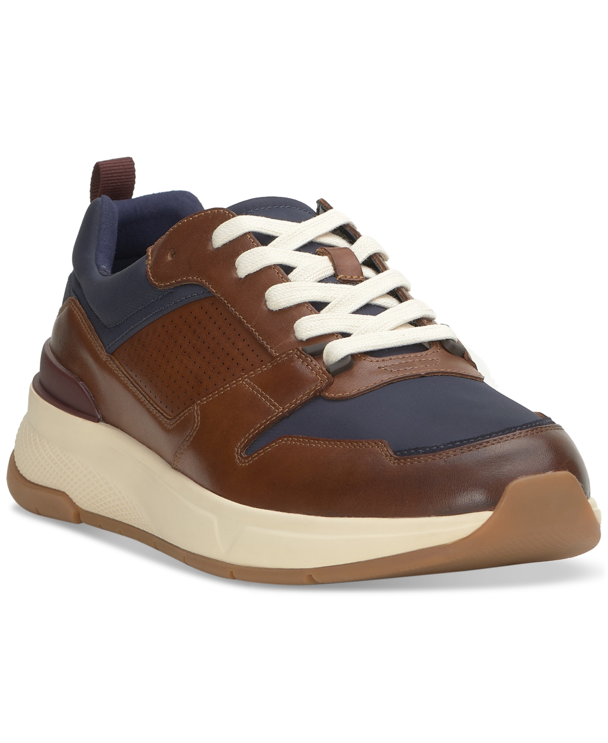 Vince Camuto Men's Gavyn Lace-up Sneakers In Cuero Eclipse