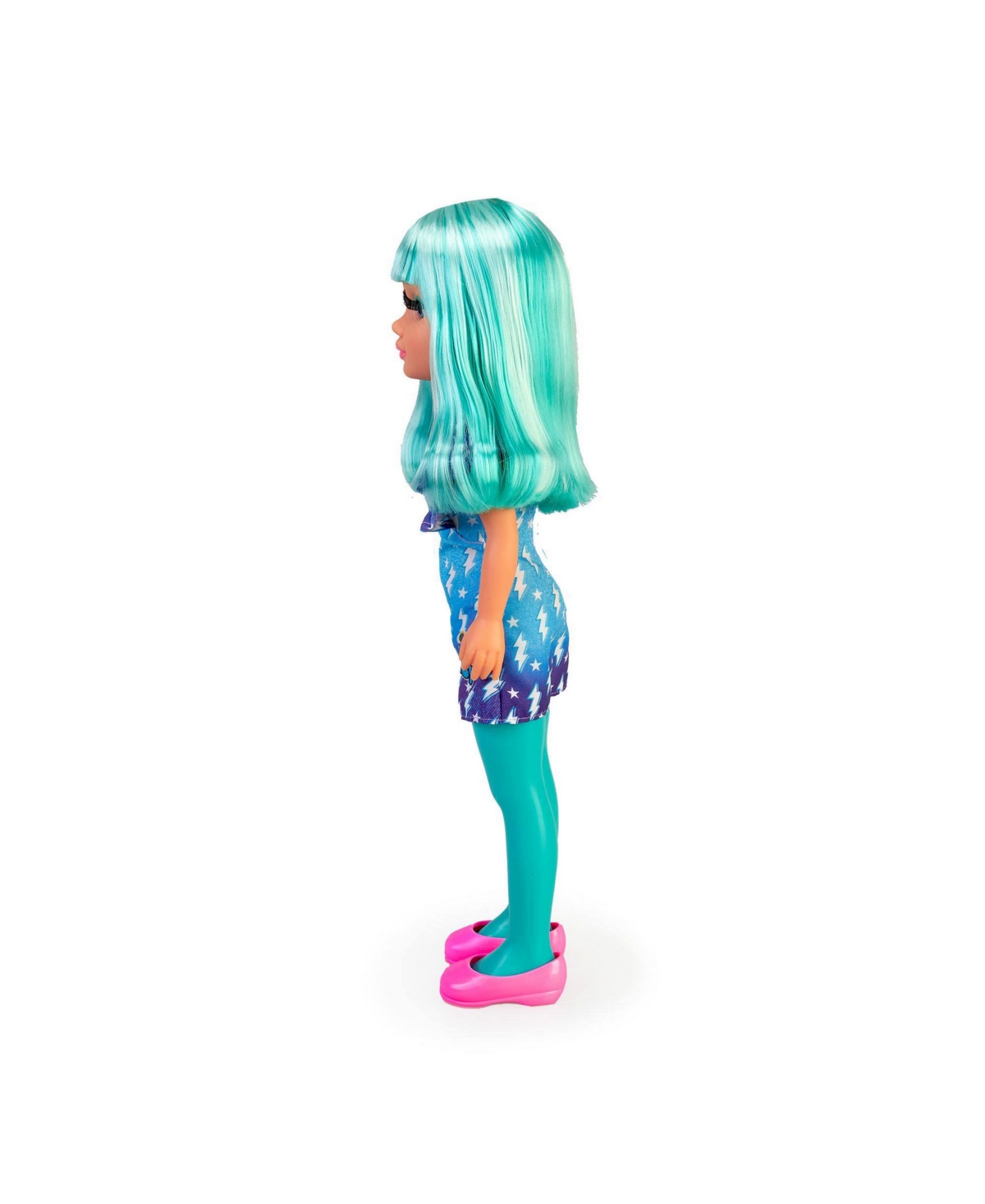 Shop Nancy Neon Fashion Doll With Blue Hair In Multicolor