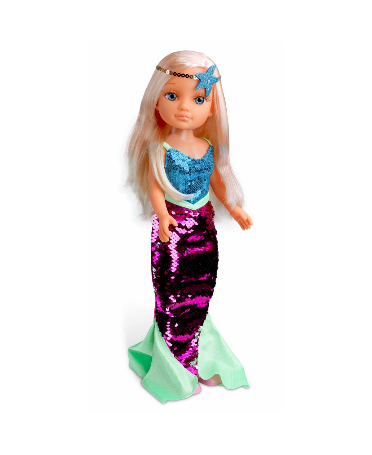 Nancy Mermaid Doll, Ages 3 Plus For Pretend Play In Multicolor