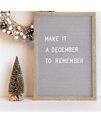 Bellamy 12" x 17" Wood Letter Board Set With Felt Facing