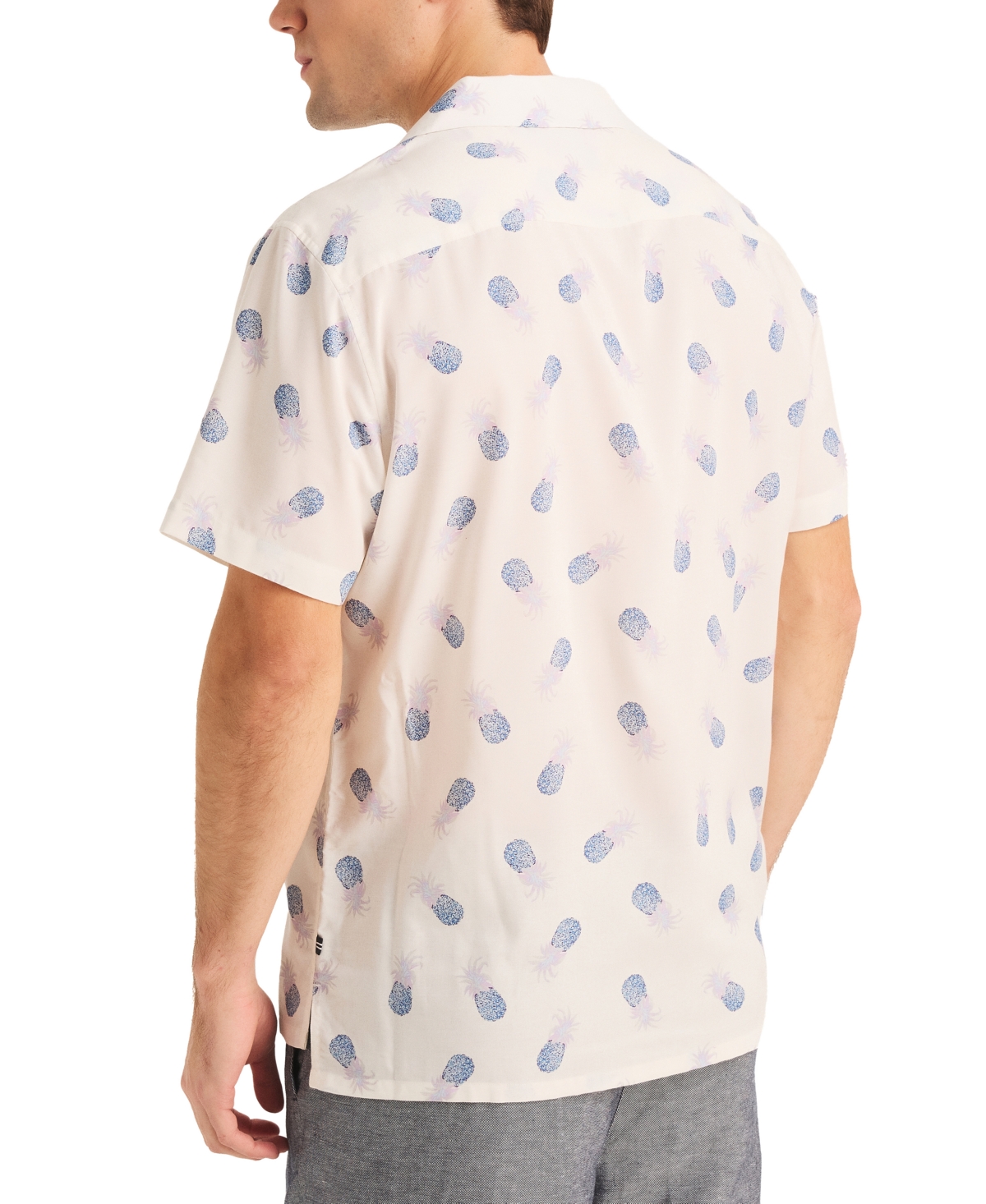 Men's Miami Vice x Nautica Printed Short Sleeve Button-Front Camp Shirt