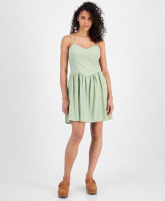 Tinseltown - Juniors' V-Waist Mini Dress