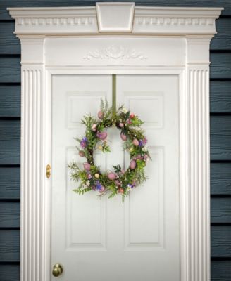 22" Eggs, Flowers, and Ferns Wreath