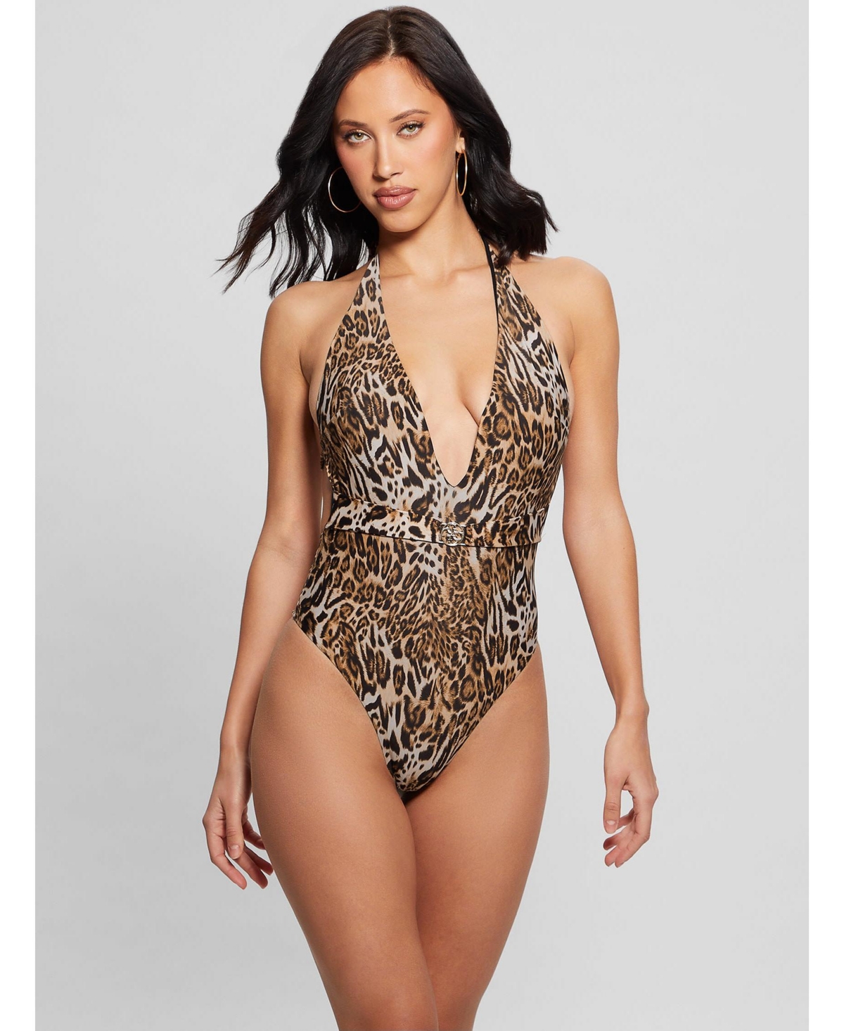 Signature Printed One-Piece - Iconic leopard combo