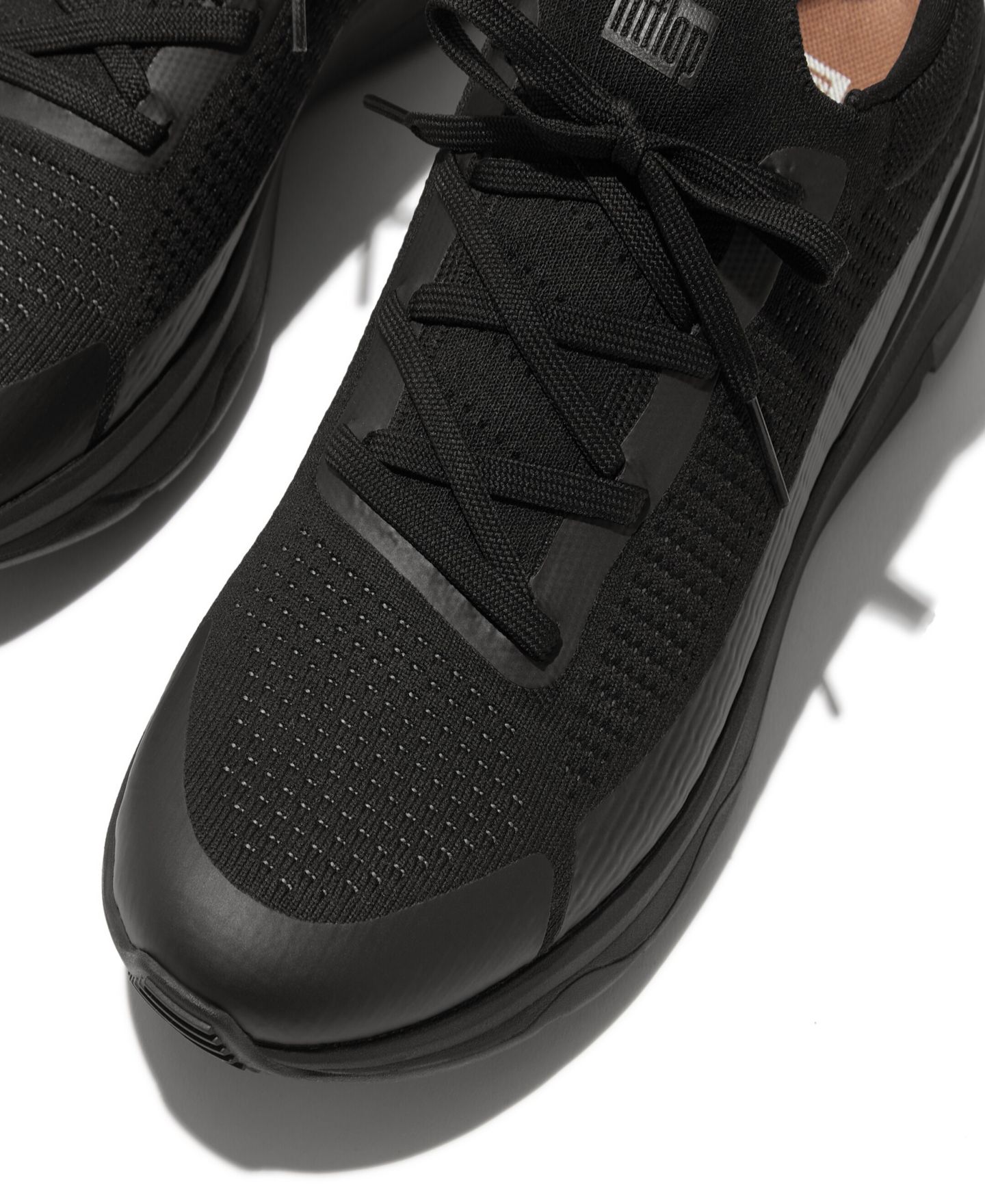 Мужские кроссовки FitFlop Vitamin FFX Knit Sports Sneakers, цвет: Чёрный — фото 3
