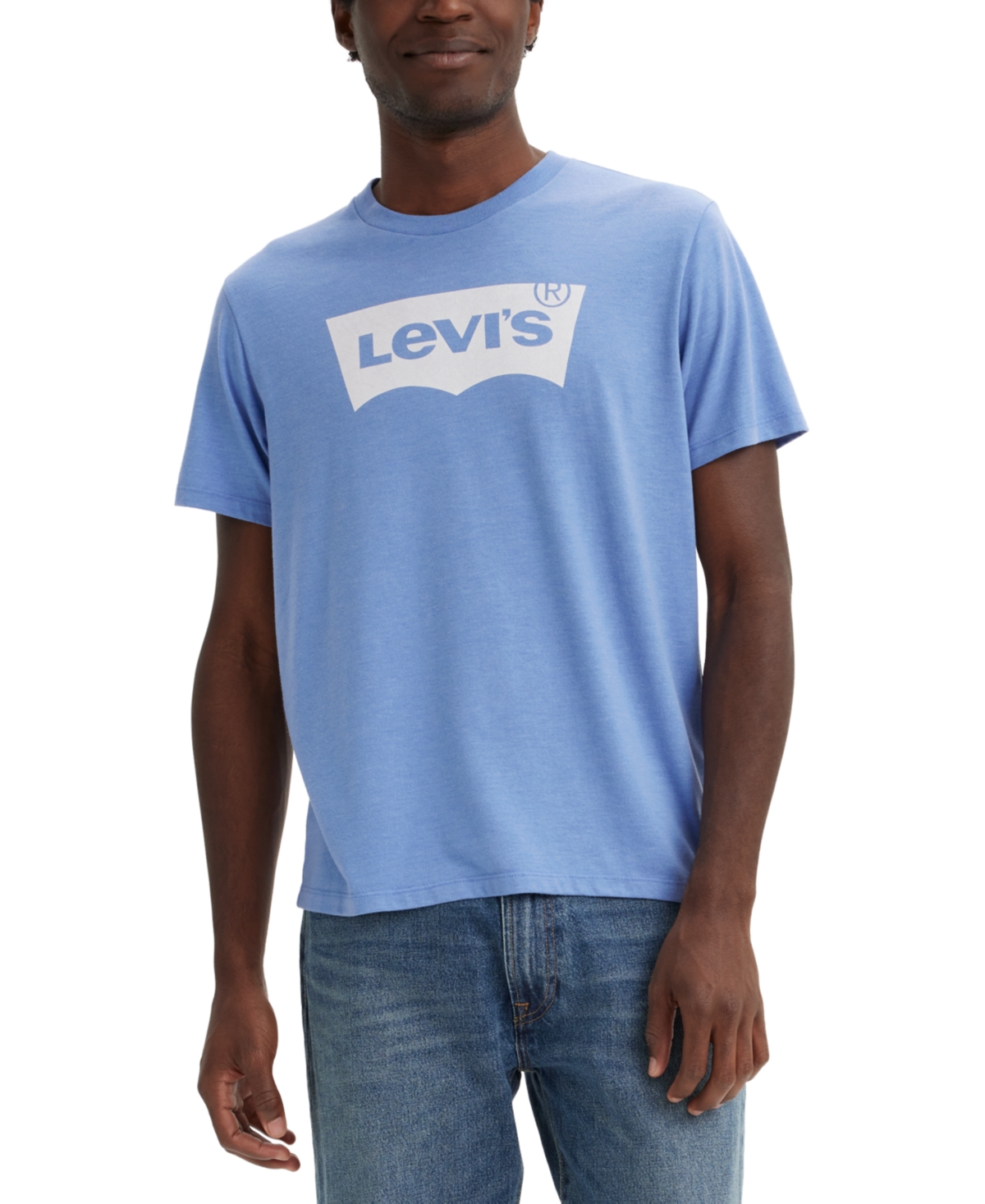Shop Levi's Men's Classic-fit Batwing Logo Short Sleeve Crewneck T-shirt In Ssnl Core
