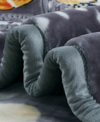 Nestl Printed Faux Mink Weighted Blanket, 9 lbs, Queen