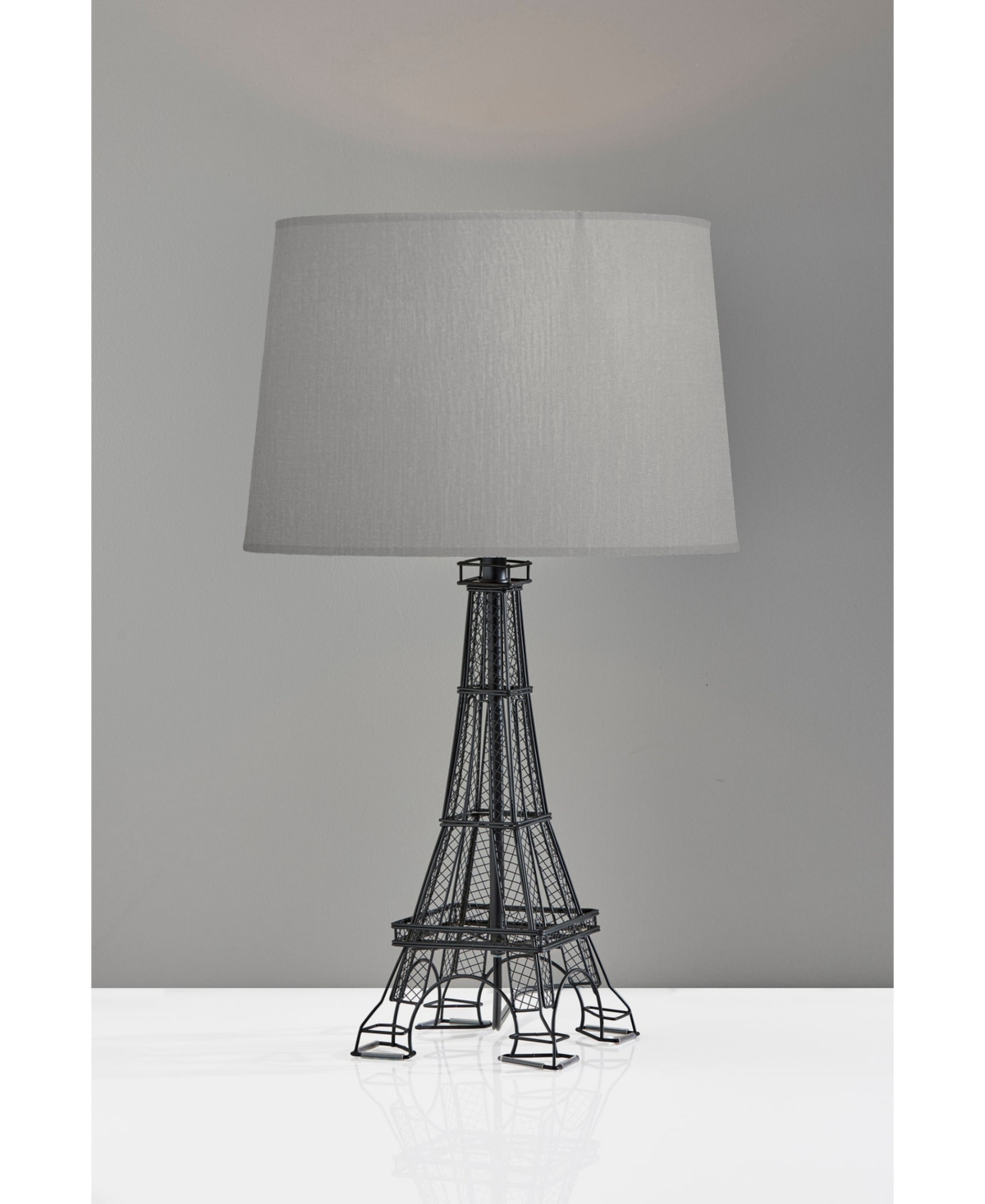 Adesso 25.5" Eiffel Tower Table Lamp In Black