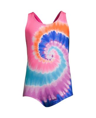 Lands' End Child Girls One Piece Swimsuit - Macy's