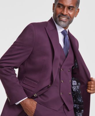 Tayion Collection Men's Classic-Fit Solid Suit Separate Jacket 