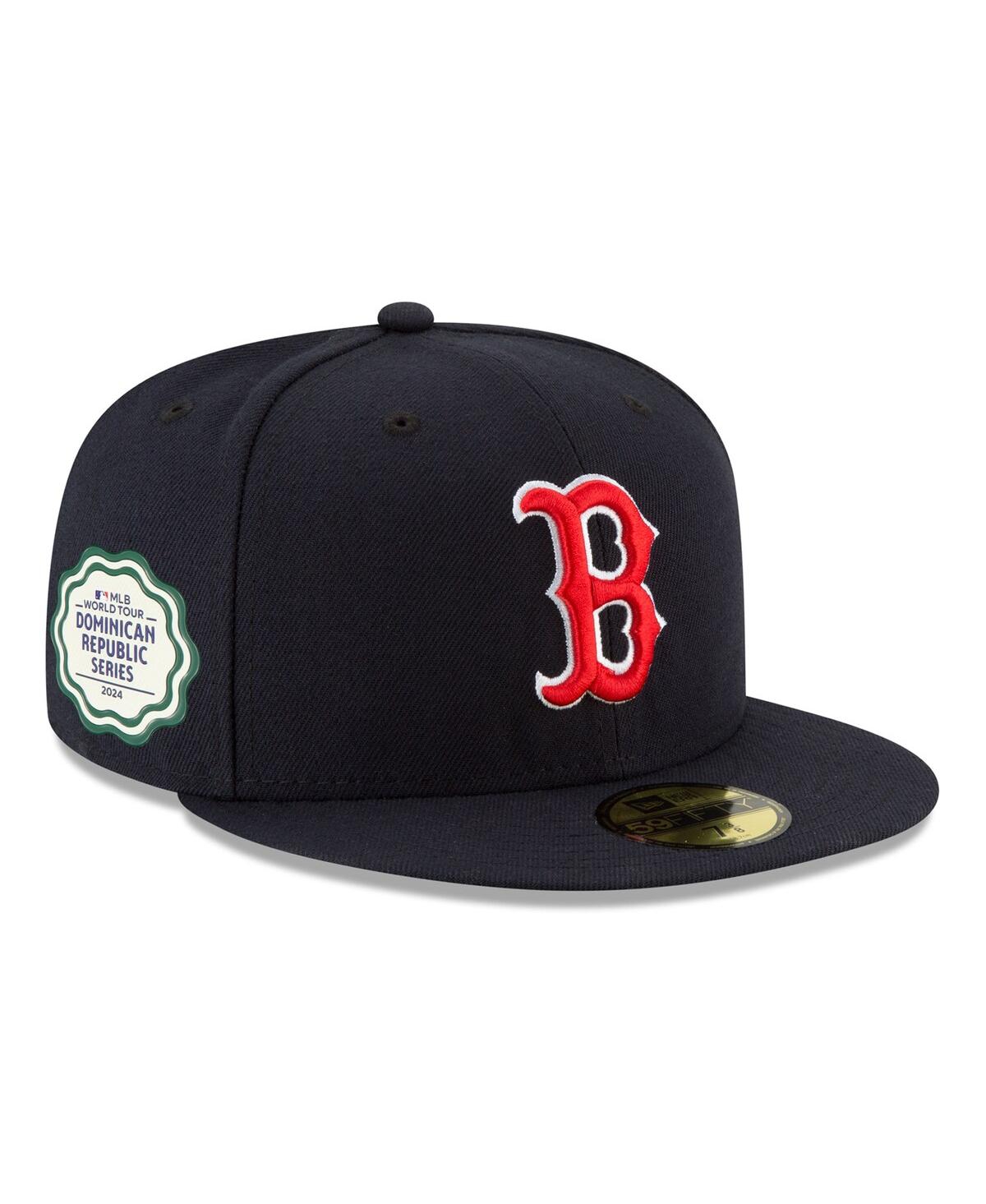 Shop New Era Men's  Navy Boston Red Sox 2024 Mlb World Tour: Dominican Republic Series 59fifty Fitted Hat