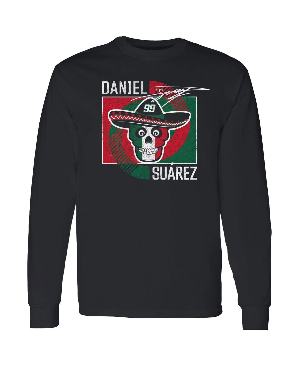 Shop Trackhouse Racing Team Collection Men's  Black Daniel Suarez Vivo Long Sleeve T-shirt