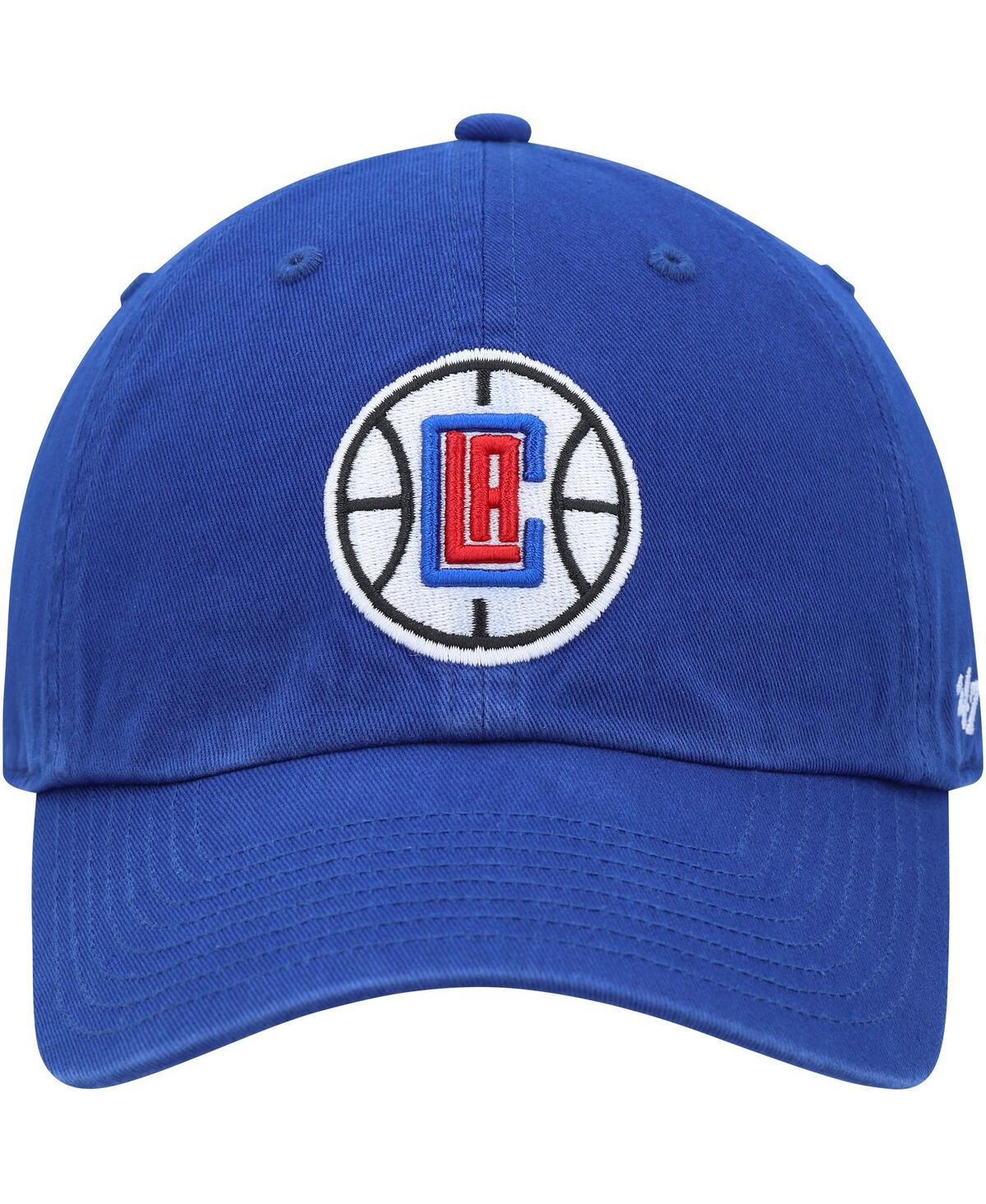 Shop 47 Brand Men's ' Royal La Clippers Team Logo Clean Up Adjustable Hat