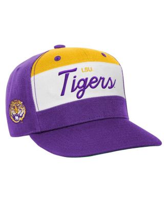 Youth Boys and Girls Mitchell & Ness White, Purple LSU Tigers Retro ...