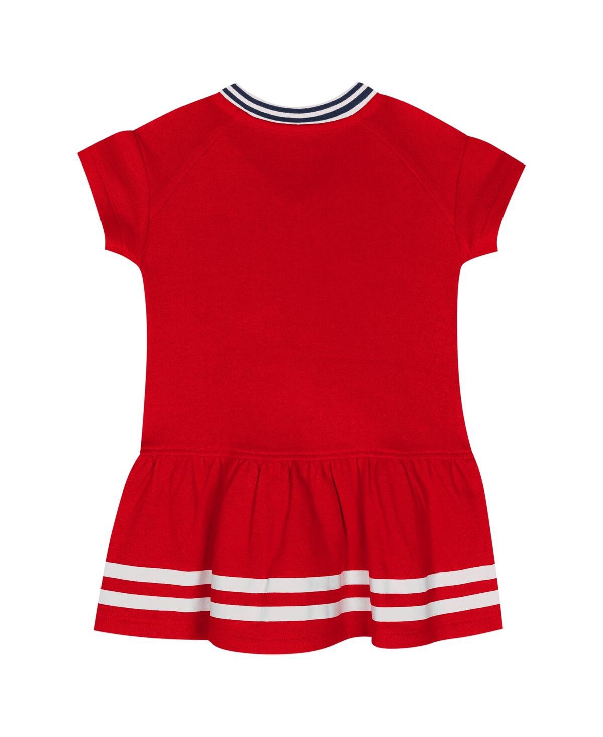 Shop Outerstuff Girls Toddler Fanatics Red Boston Red Sox Sweet Catcher V-neck Dress