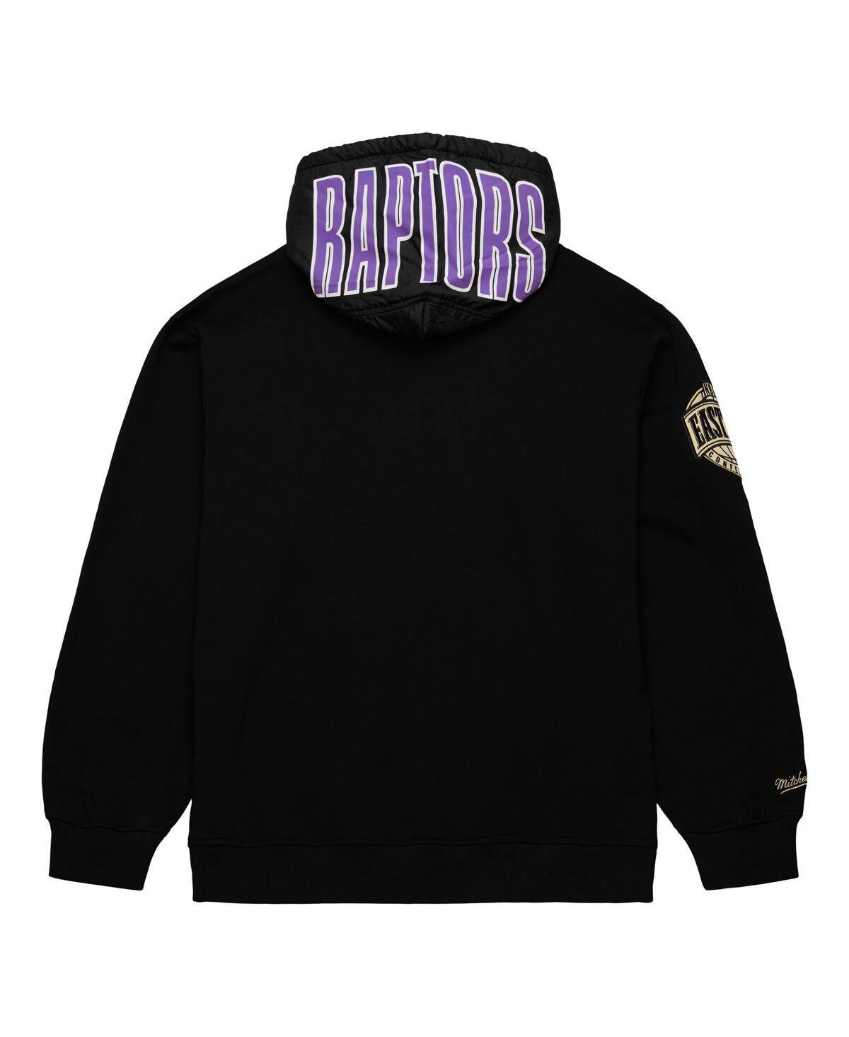 Shop Mitchell & Ness Men's  Black Distressed Toronto Raptors Team Og 2.0 Vintage-like Logo Fleece Pullover