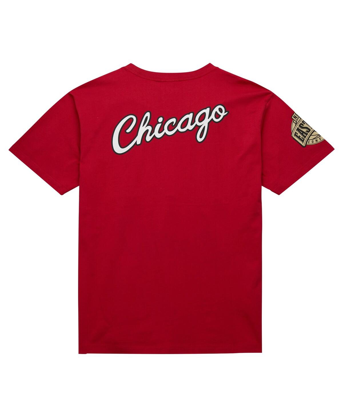 Mitchell & Ness Men's  Red Distressed Chicago Bulls Hardwood Classics Team Og 2.0 Premium Vintage-lik In Red