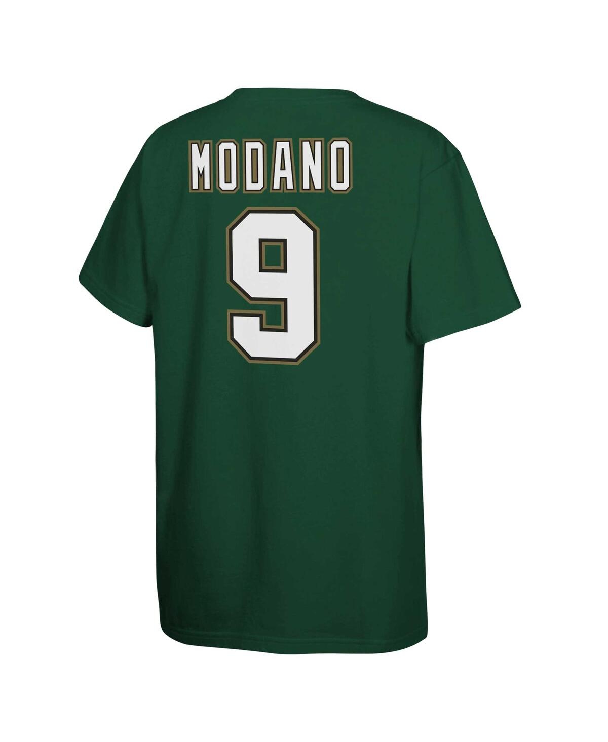 Mitchell & Ness Big Boys  Mike Modano Kelly Green Dallas Stars Name And Number T-shirt In Kelly Green