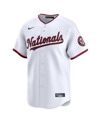 Men's CJ Abrams White Washington Nationals Home limited Player Jersey