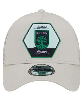 Men's Cream Austin FC Established Patch 9FORTY A-Frame Trucker Adjustable Hat