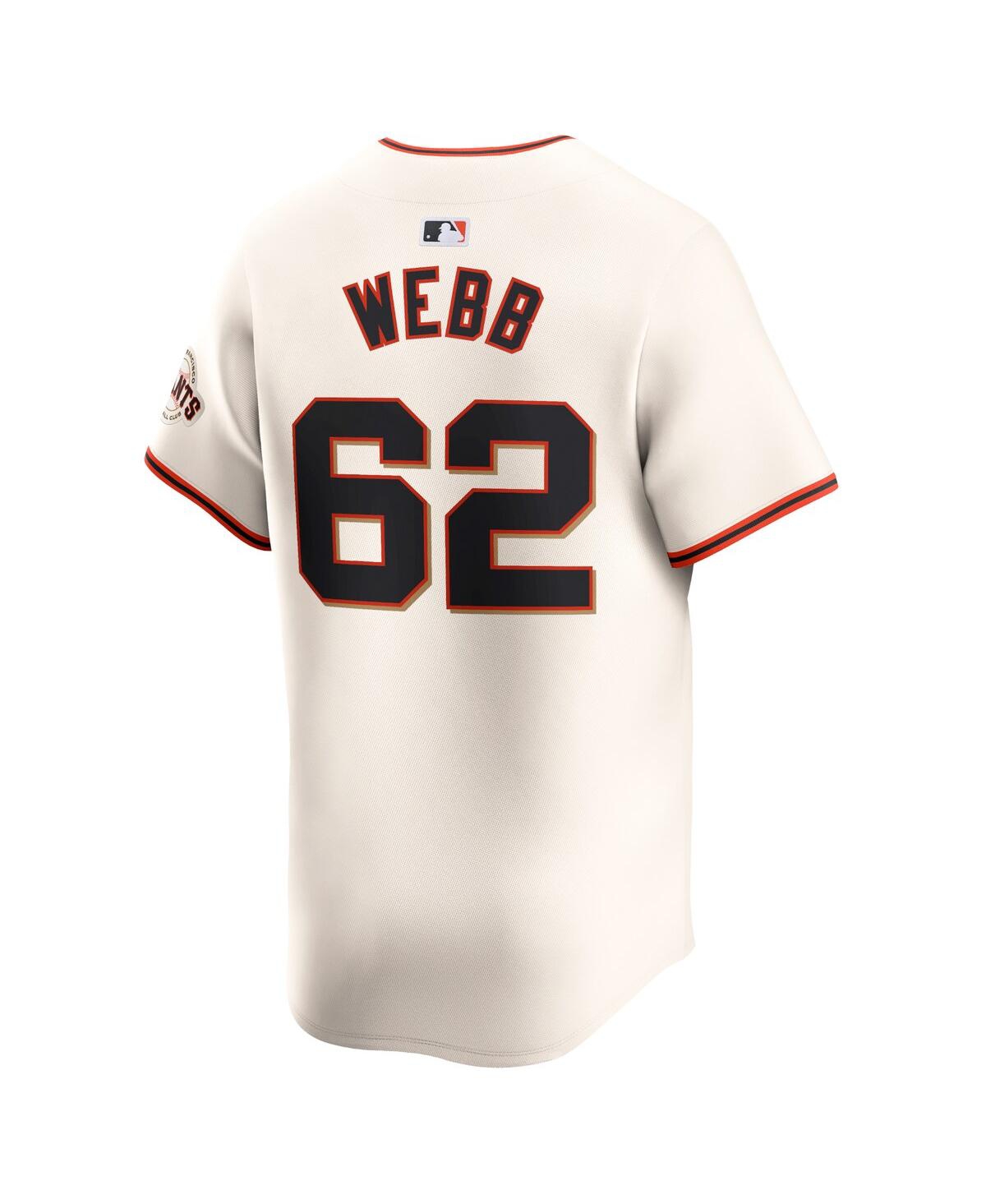 Men's Nike Logan WebbSan Francisco Giants Home limited Player Jersey - Cream