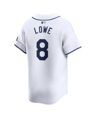 Men's Brandon Lowe White Tampa Bay Rays Home limited Player Jersey