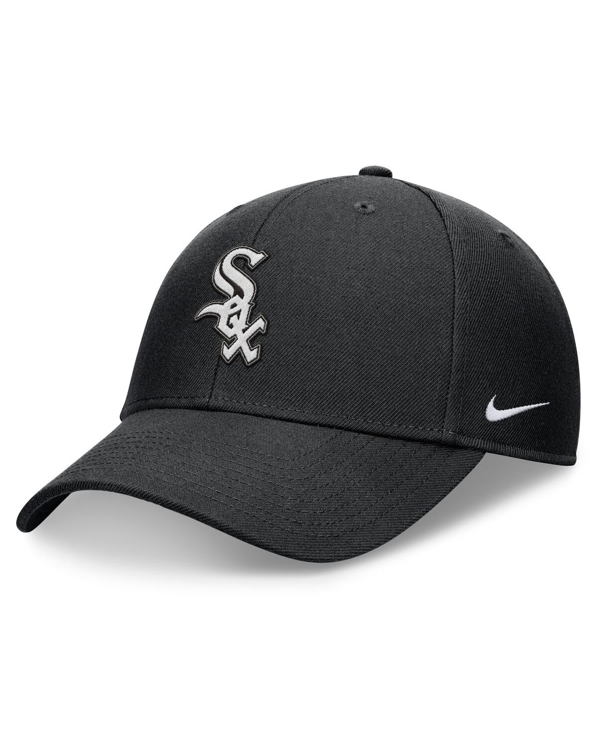 Nike Men's  Black Chicago White Sox Evergreen Club Performance Adjustable Hat