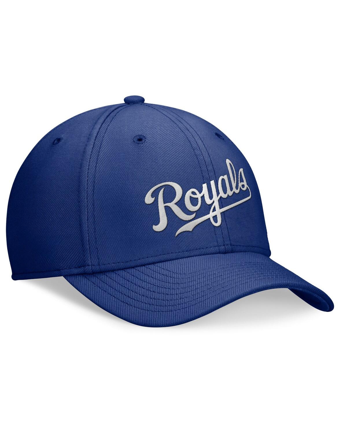 Shop Nike Men's  Royal Kansas City Royals Evergreen Performance Flex Hat