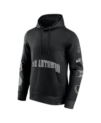 Men's Black San Antonio Spurs Home Court Pullover Hoodie