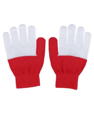 Women's Chicago Blackhawks Color-Block Gloves