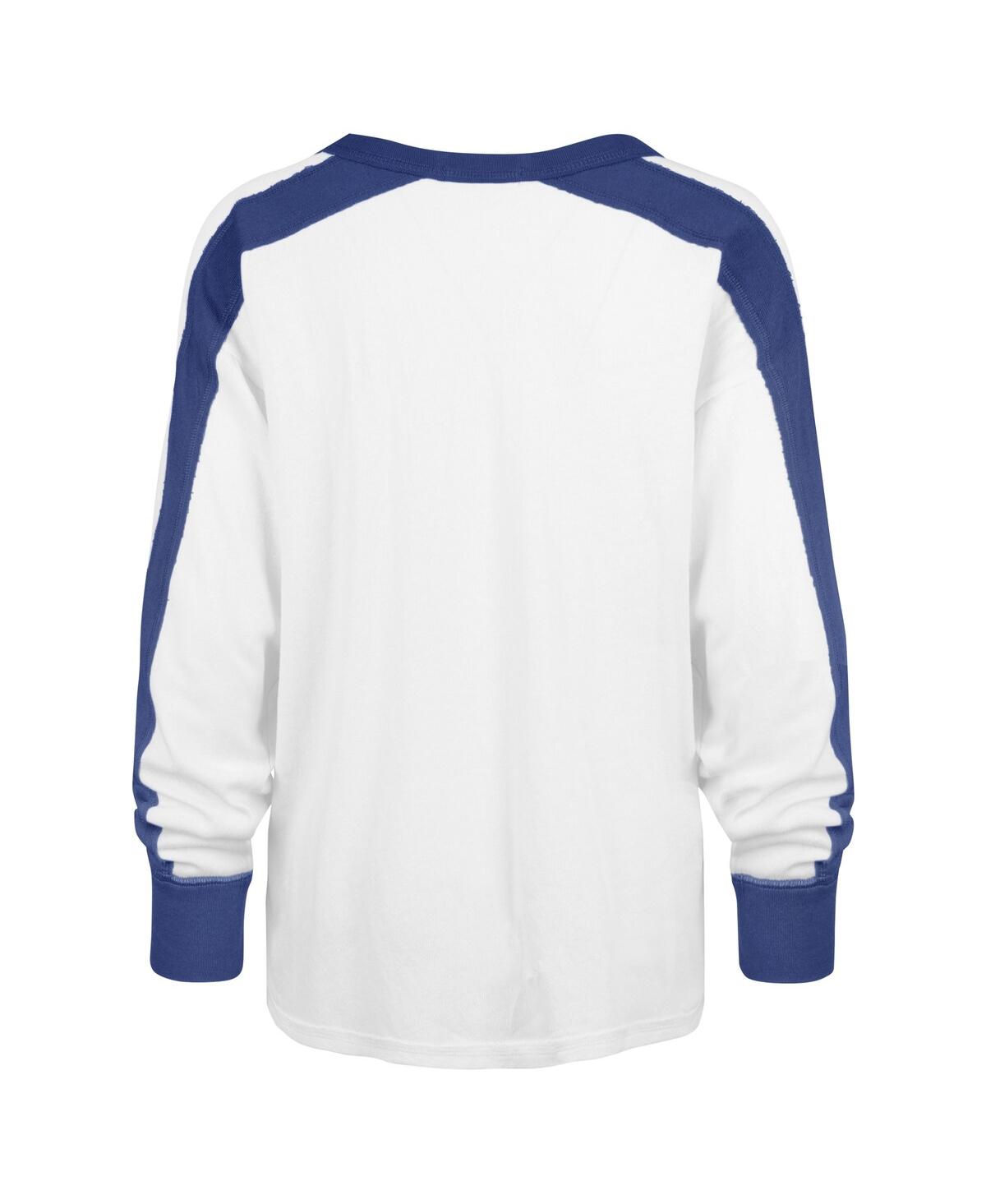 Shop 47 Brand Women's ' White Distressed Kentucky Wildcats Premier Caribou Long Sleeve T-shirt