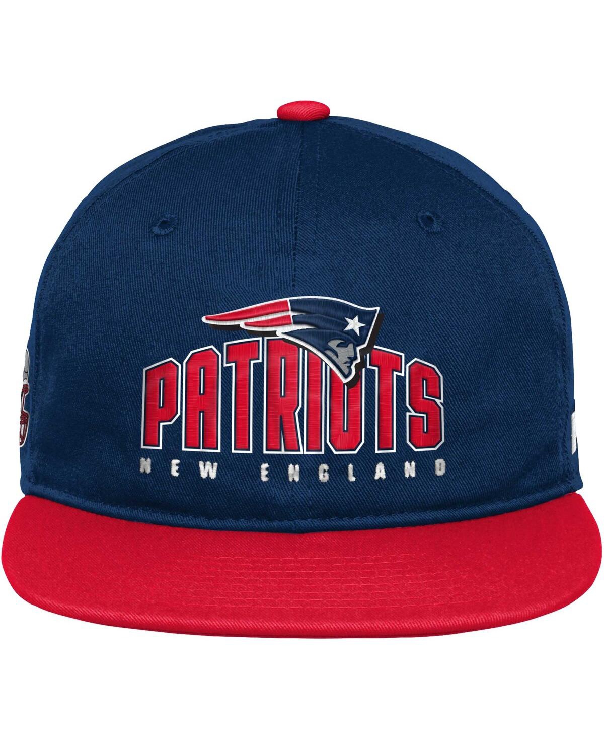 Outerstuff Youth Boys And Girls Navy New England Patriots Legacy Deadstock Snapback Hat In Navy