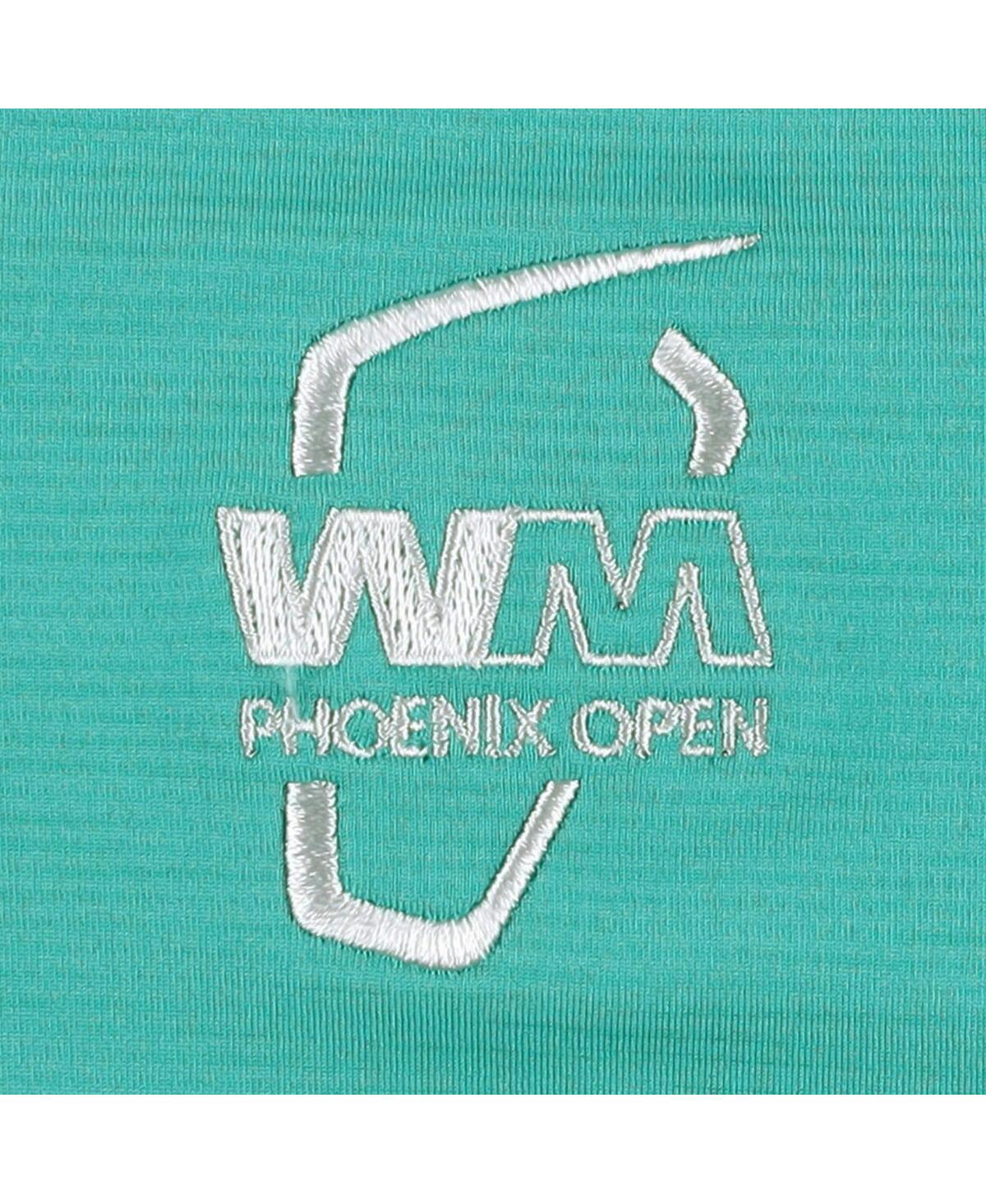 Shop Puma Women's  Green Wm Phoenix Open Youv Drycell Raglan Quarter-zip Top