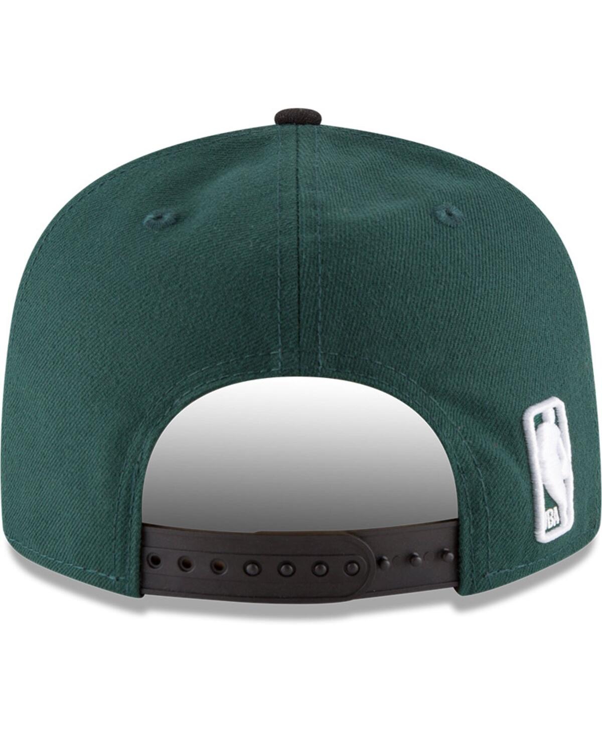 Men's New Era Black Milwaukee Bucks 2-Tone 9FIFTY Adjustable Snapback Hat - Black