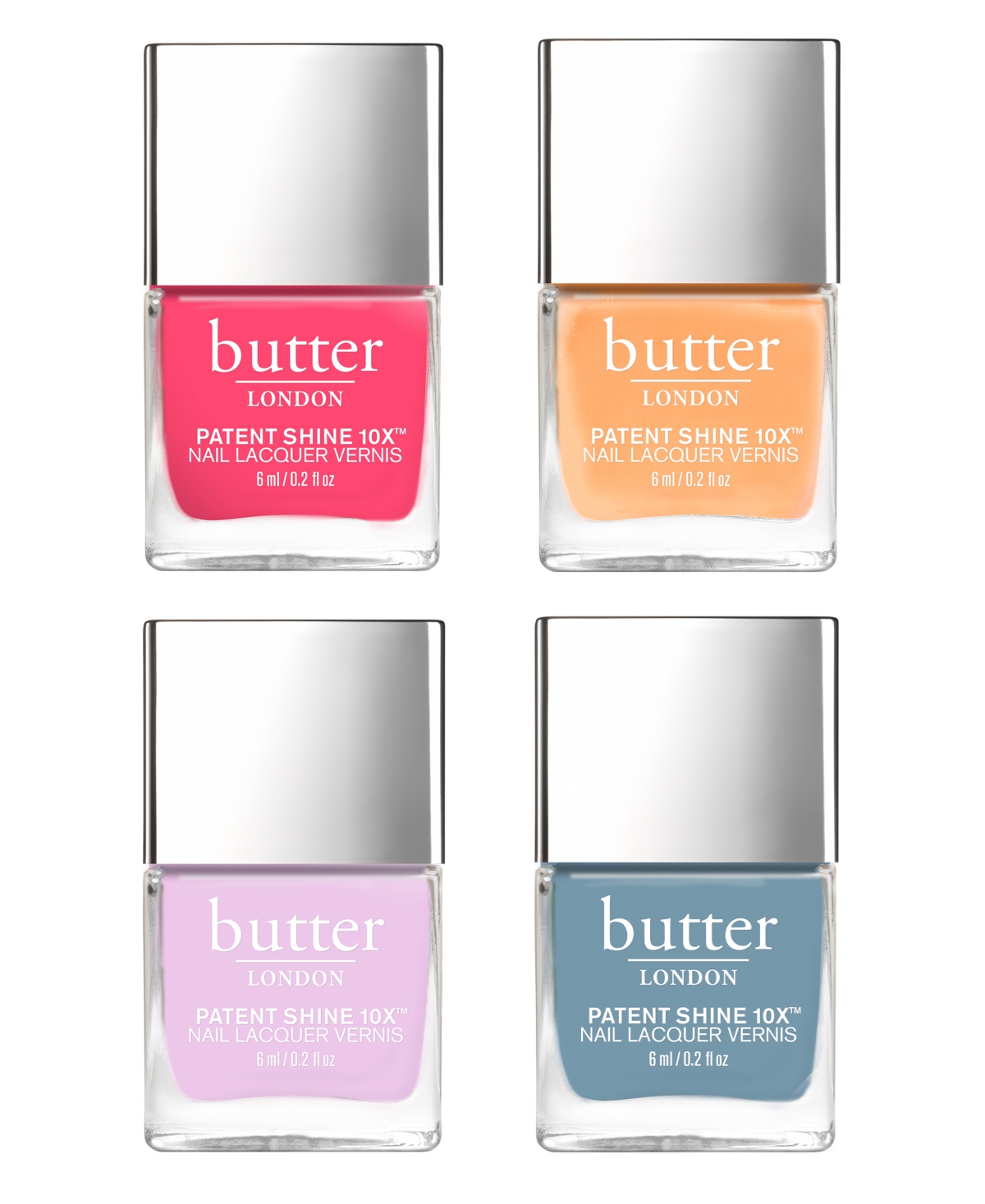 Shop Butter London 7-pc. Patent Shine 10x Nail Lacquer Set In Assorted