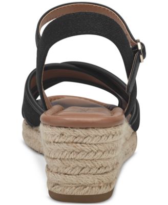 Women's Leahh Strappy Espadrille Wedge Sandals, Created for Macy's