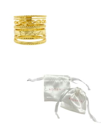 14K Gold-Plated Multi-Band Ring