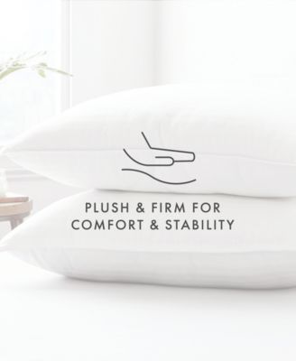 Plush Down Alternative Cooling Gel-Infused Fibers 2-Pack Pillows, Standard