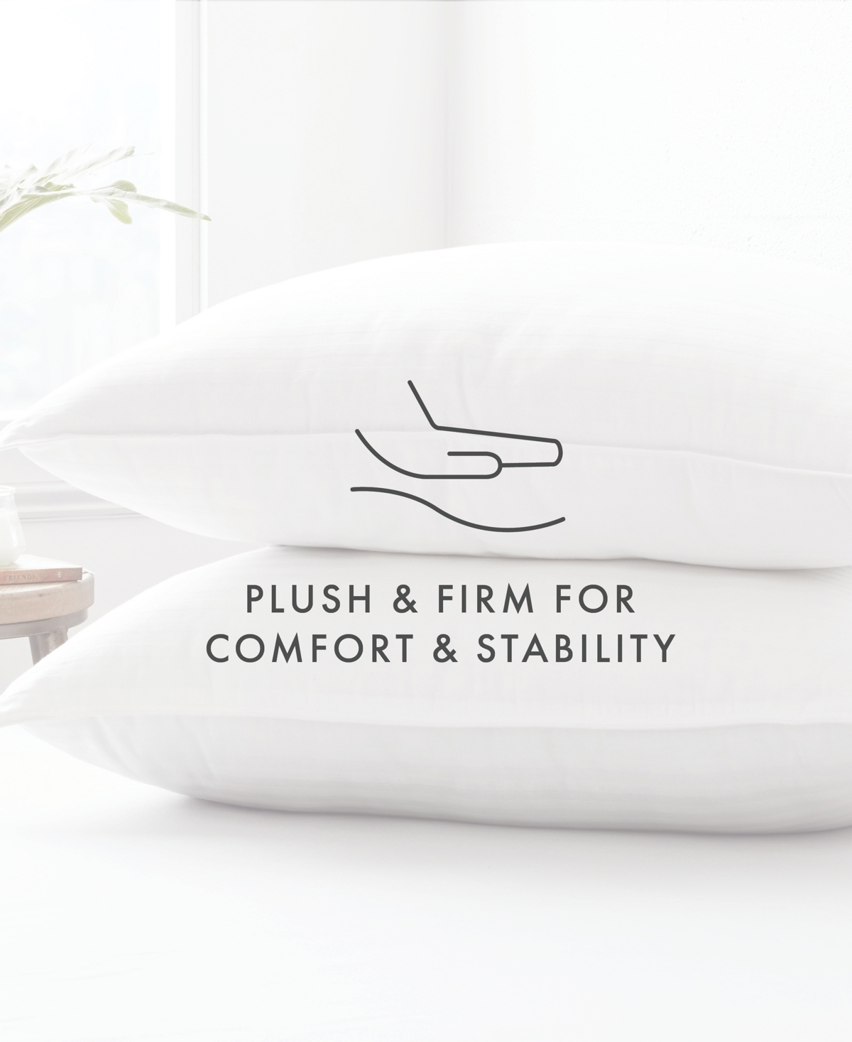 ienjoy Home Plush Down Alternative Cooling Gel-Infused Fibers 2-Pack Pillows
