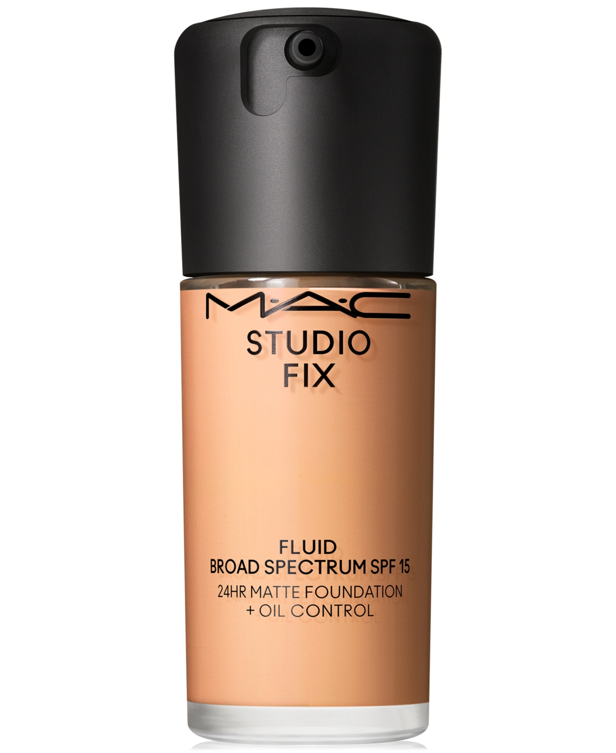 Mac Studio Fix Fluid Spf 15 24hr Matte Foundation + Oil Control, 1 Oz. In Nw18 (beige With Neutral Undertone For L