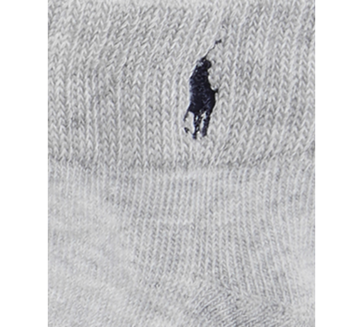 Ralph Lauren Baby Boys or Baby Girls Low Cut Socks, 6 Pack -White/Grey