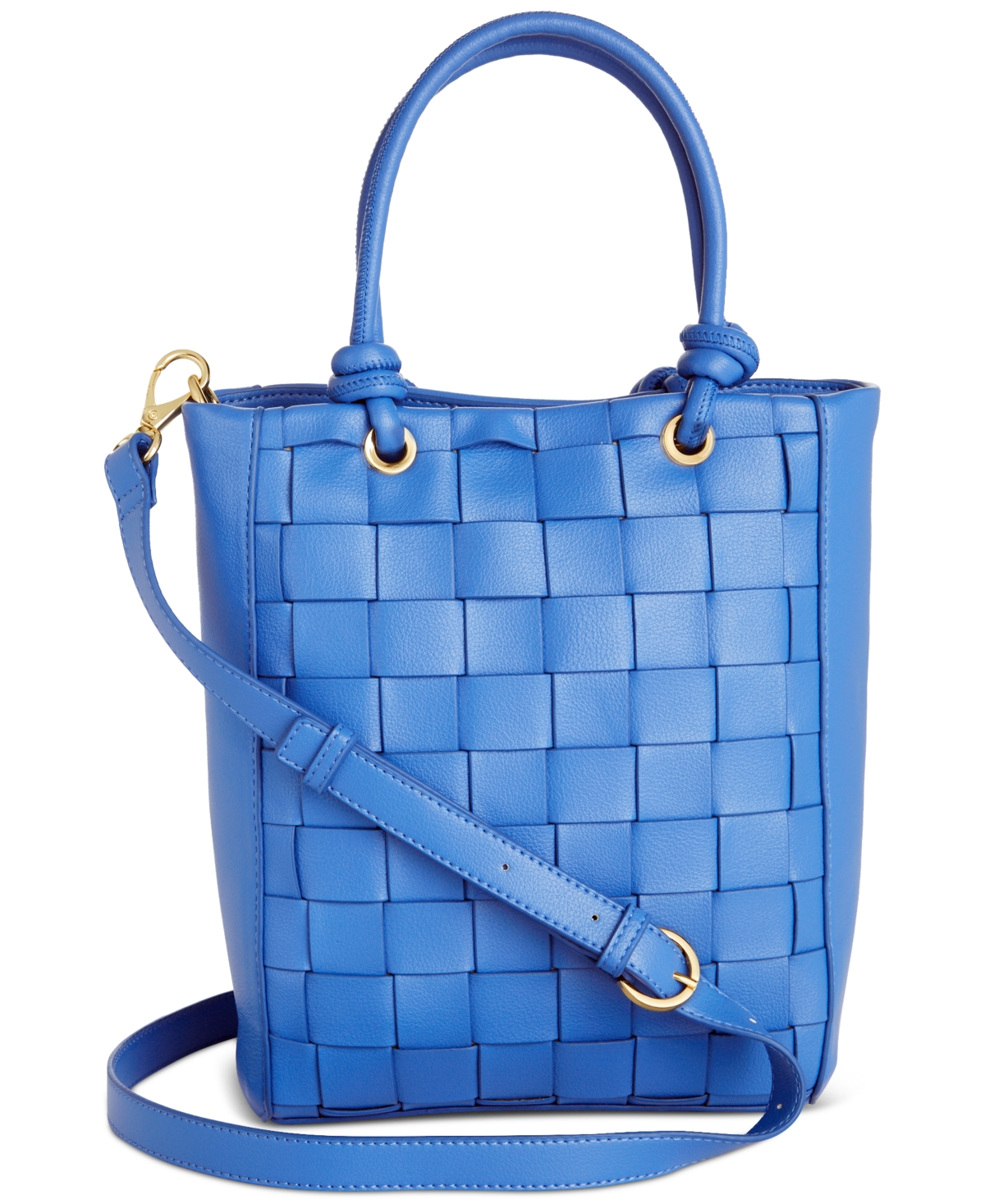Shop On 34th Lilianna Woven Bucket Bag, Created For Macy's In Regatta