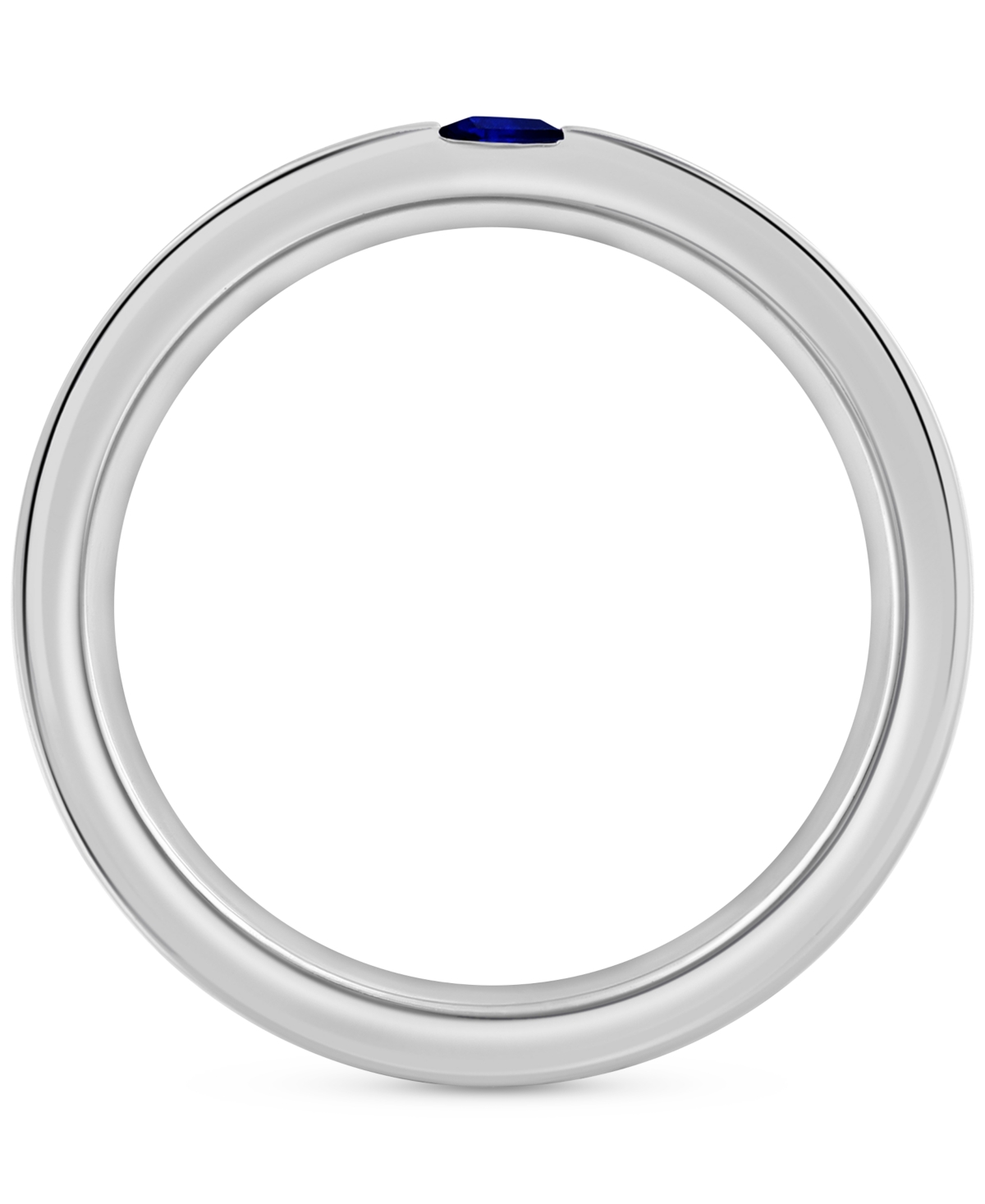 Shop Wonder Fine Jewelry Men's Sapphire (1/4 Ct. T.w.), Garnet Accent, & Blue Enamel R2d2 Ring In Sterling Silver