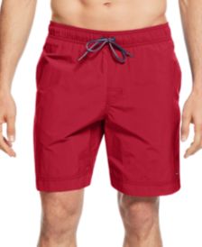 Men's Big & Tall 9.5" Solid Swim Trunks