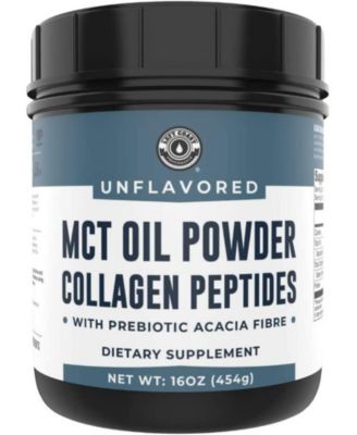 Left Coast Performance MCT Oil Powder + Keto Collagen Peptides + Acacia ...