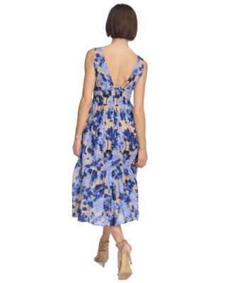 Tommy Hilfiger Women's Floral-Print Fit & Flare Dress - Macy's